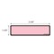 Nevs Blank Chart Labels 1-3/8" x 5-3/8" Pink w/Black NRB-PINK - alternate 2
